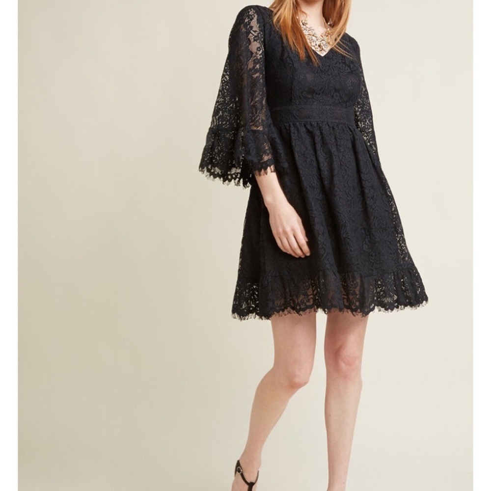 Black Lace ModCloth Dress